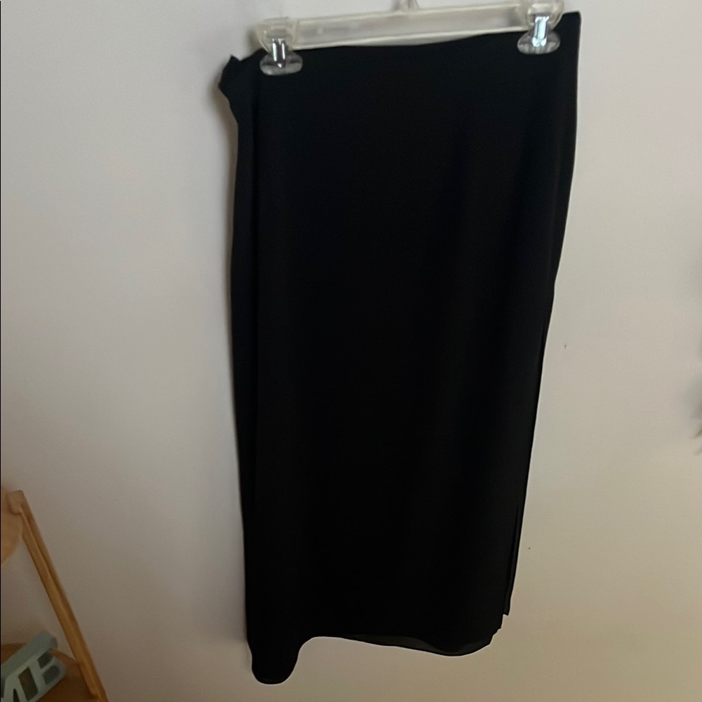 JS Collections Black Maxi Skirt